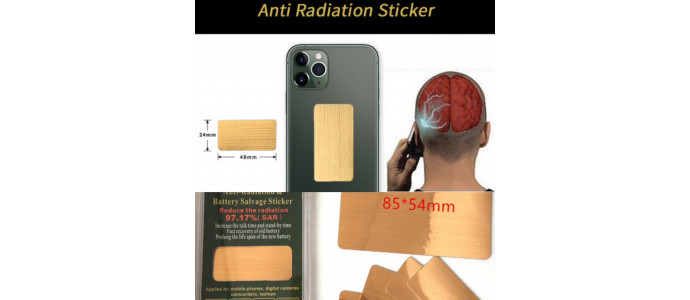 ✅  Ondes électromagnétiques : Autocollant Anti-Radiation,  protection EMF 5G